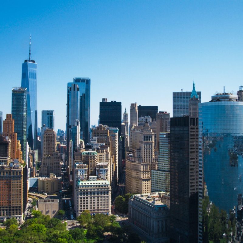 Scenic,Aerial,New,York,City,View,Of,Lower,Manhattan,Architecture.